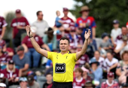 'Frankly, it's rubbish': Annesley blasts criticism from fans over refs while giving bunker green light over dubious decisions