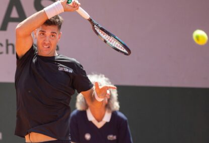 Thanasi the iron man, De Minaur breaks French Open hoodoo as fans cop booze ban after sticky situation