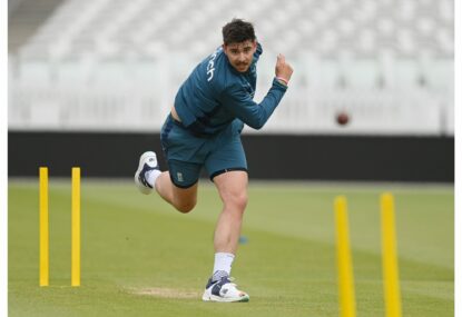 Ashes Scout: Poms CONFIRM team with bolter in to upset Aussies, Lord's green wicket helps Starc, Lyon faces F1 speed demon