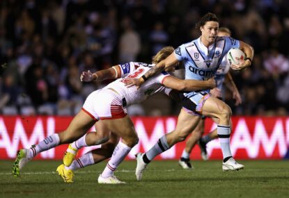 ANALYSIS: Dragons concede century in two weeks as Hynes and Sharks pile the pain on NRL basket case