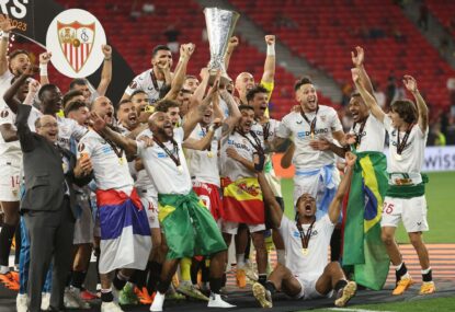 Sevilla in seventh heaven with Europa League win as World Cup heroes strike again