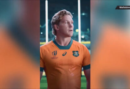 WATCH: Wallabies unveil 2023 Rugby World Cup jersey