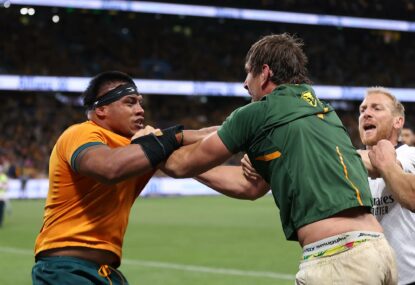 'If you roll over, you'll get murdered': Hatley warns Wallabies of Boks' 'bomb squad' danger