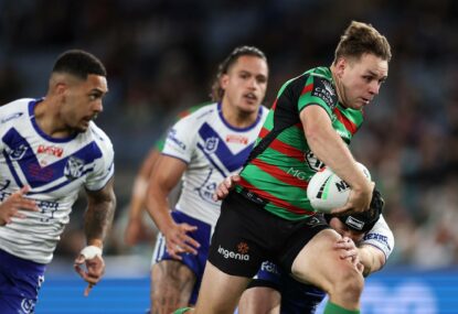 ANALYSIS: Sexton stars on debut as Dogs outscore Souths - but Demetriou claims Bunker 'manufactured' sin bin