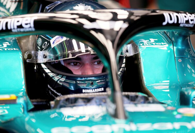 JEDDAH, SAUDI ARABIA - MARCH 17: Lance Stroll of Canada and Aston Martin looks on during practice ahead of the F1 Grand Prix of Saudi Arabia at Jeddah Corniche Circuit on March 17, 2023 in Jeddah, Saudi Arabia. (Photo by Eric Alonso/Getty Images)