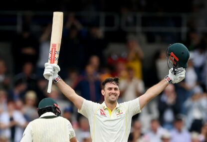 What a difference a few seasons makes... Mitch Marsh has gone from the most hated in cricket to universally adored