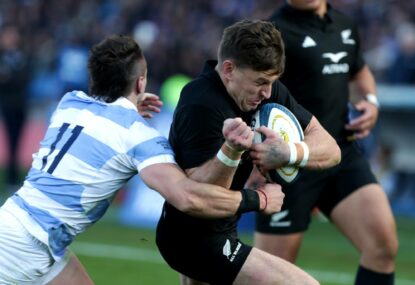 All Blacks power over Pumas to GF: How Rugby World Cup semi-final unfolded