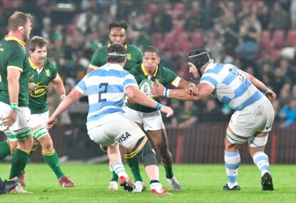 Springboks forced to dig deep as Pumas fall just short of mighty upset