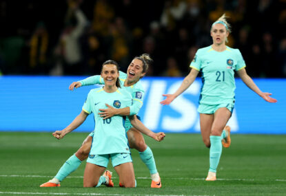 'Something special about this group': Raso brace seals victory over Olympic champions as Matildas through to round of 16