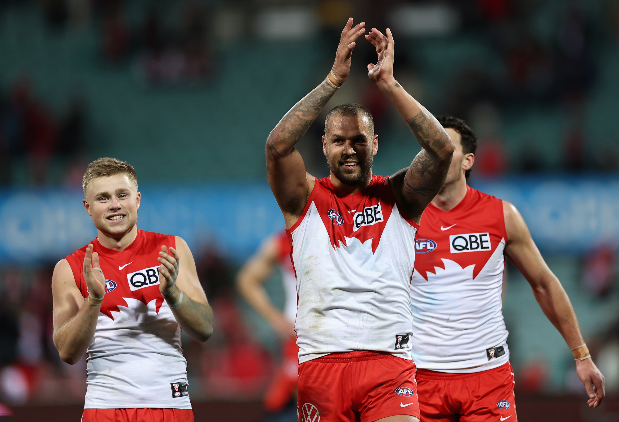 Lance Franklin. (Photo by Cameron Spencer/Getty Images)