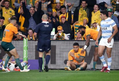 UPDATE: Wallaby star out of Bledisloe Cup but RWC dream remains alive after shoulder injury