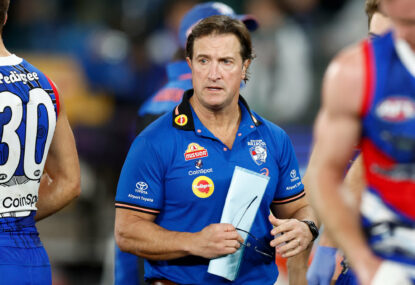 Luke Beveridge’s lonely post-game experience begs the question: are press conferences still relevant?