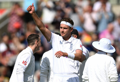 600 reasons to smile: Broad joins exclusive club as Aussies throw away start after start on frustrating opening day
