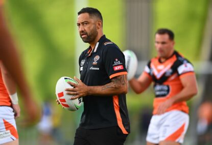 NRL News: Benji unfazed by Panthers stalking Tigers star, Hopgood bolts into Origin frame, Woolf won't change