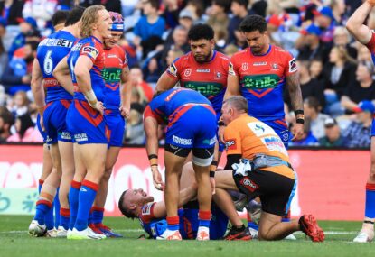ANALYSIS: Knights hand downward Dogs another pasting but Hastings' season looks over after hip-drop tackle deja vu
