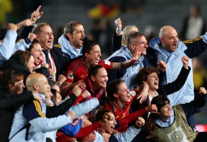 Vamos! Spain sweep into World Cup final in frantic finale
