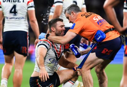 'Is it enough to play next week? I wouldn’t think so': Tedesco scratched from crucial Roosters clash after NINTH career concussion