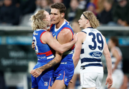 Footy Fix: Don't be fooled - the Dogs avoided disaster, but they're still an utter shambles in every way