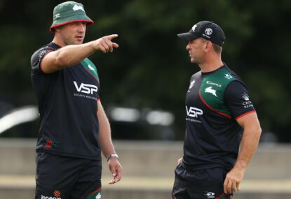 Club legend axed: Burgess given marching orders as Rabbitohs' coaching power struggle erupts