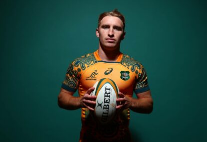 'You love your country or you don't':   Tate's defiant moment that proved he had fire and desire to lead Wallabies