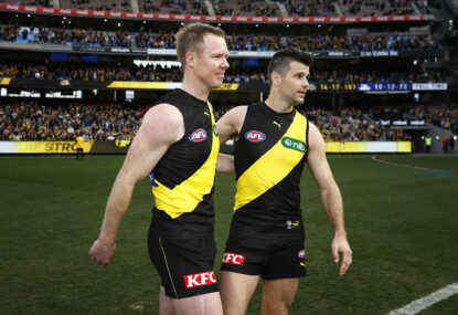 Cotchin and Riewoldt tribute concert bookends Tigers fairytale