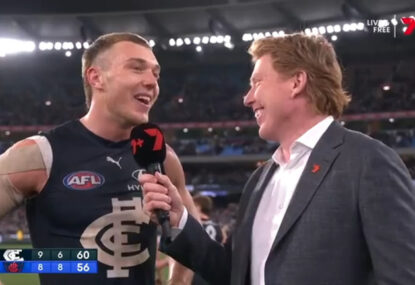LISTEN: Cripps spends just as much time talking about the Tillies as Carlton's nail-biting win