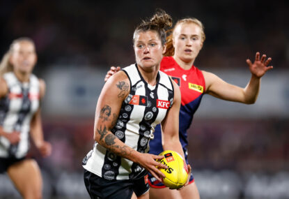 Dominant Davey's triumphant return not enough for Pies as Dees start premiership defence with comeback win