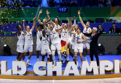 Germany shock basketball world by sinking Serbia for Cup, Team USA misses out on medals, Giddey gets rewarded