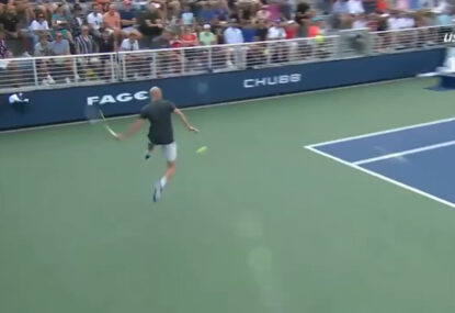 Frenchman drops jaws, channels inner Kyrgios with epic US Open tweener