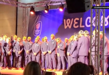 WATCH: Fiji's beautiful tribute to French hosts after RWC welcome ceremony