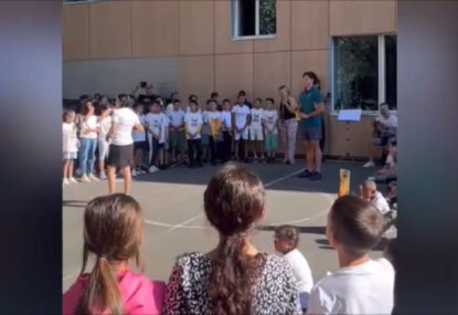 WATCH: French schoolkids sing 'Happy Birthday' to Mark Nawaqanitawase and it's just as pure as it sounds