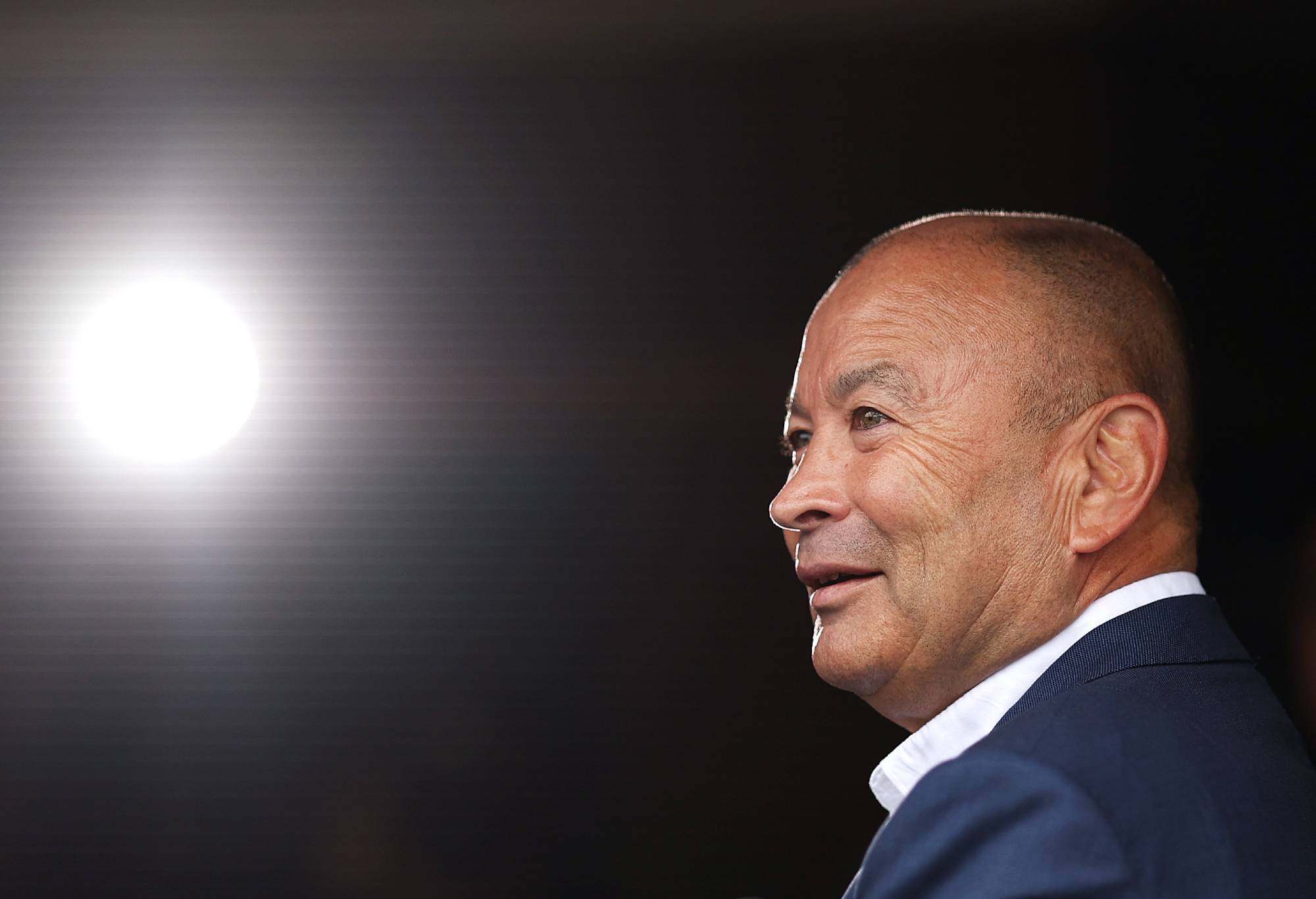  Wallabies head coach Eddie Jones speaks to the media during a Rugby Australia press conference at Coogee Oval on October 17, 2023 in Sydney, Australia. (Photo by Mark Metcalfe/Getty Images)