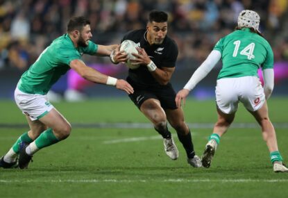 All Blacks win heavyweight battle to extend Ireland agony: How World Cup quarter-final thriller unfolded