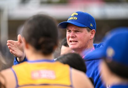West Coast coach quits after bizarre comments about fixture: 'I believe it is time for a new voice'