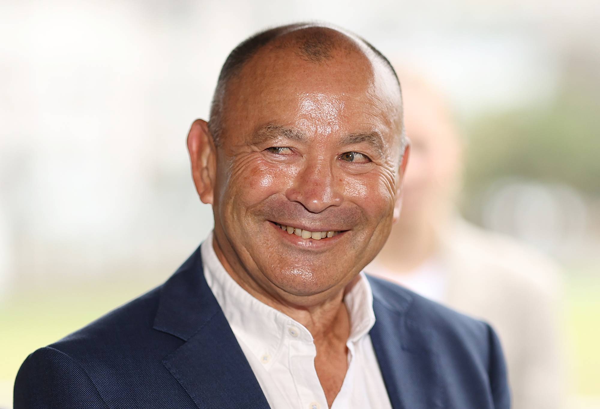 Wallabies head coach Eddie Jones speaks to the media during a Rugby Australia press conference at Coogee Oval on October 17, 2023 in Sydney, Australia. (Photo by Mark Metcalfe/Getty Images)