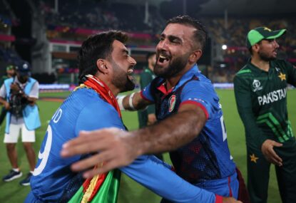 Afghanistan create history by stunning Pakistan ... boosting Australia's World Cup hopes and sending England to last
