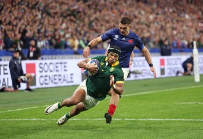 'Heartbroken': Springboks knock France out of RWC in dramatic, controversial QF as 'key moment' highlighted
