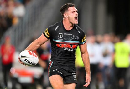 'Just keep going': Nathan Cleary wins Clive Churchill Medal for second time after sparking stunning comeback