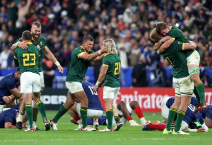 Champions march on, hosts bounced out: How epic Rugby World Cup quarter-final unfolded