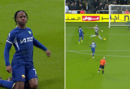 Raheem Sterling's stunner cancelled out by a Chelsea second-half implosion at Newcastle