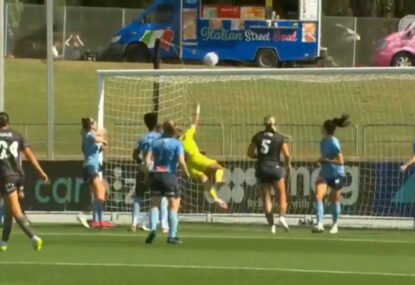 WATCH: Melbourne City women's striker stuns with an amazing goal directly from the corner kick