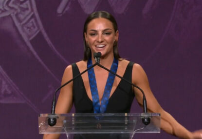 'Being a role model is important' - Monique Conti's heartfelt speech after AFLW top award