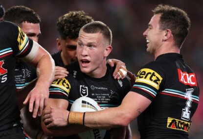 'Ignore trolls who grabbed my phone': Panthers star charged by NRL over 'Boxing Day lines' post