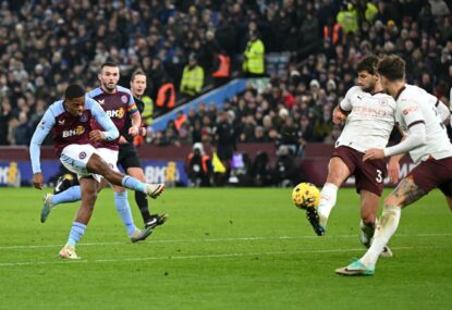 'Special' Villa leapfrog shot-shy City to go third - but Emery insists that his side are no chance for the title