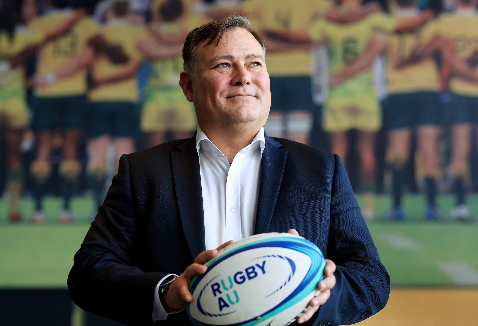 New Director of High-Performance Peter Horne poses for a photo during a Rugby Australia media opportunity at Rugby HQ on December 22, 2023 in Sydney, Australia. (Photo by Mark Evans/Getty Images for Rugby Australia)