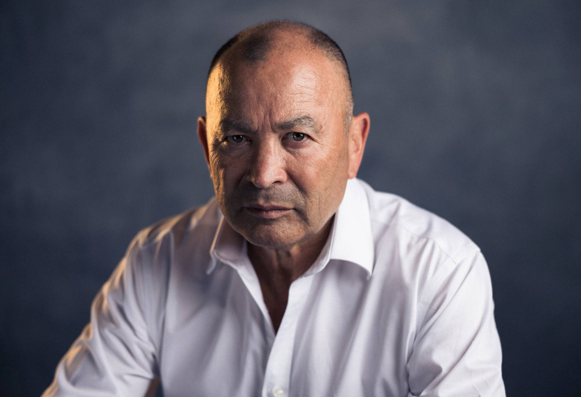 Eddie Jones, Head Coach of Australia, poses for a portrait during the Australia Rugby World Cup 2023 Squad photocall on August 30, 2023 in Saint-Etienne, France. (Photo by Adam Pretty - World Rugby/World Rugby via Getty Images)