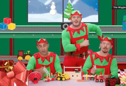 WATCH: Souths stars get into the spirit of Christmas with guest appearance in a Wiggles song