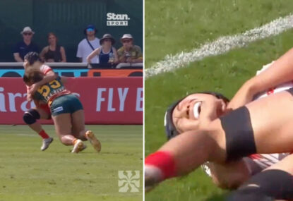Aussie 'sledgehammer' destroys poor Japanese opponent during record ten-try thumping