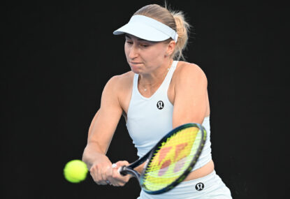'Feels so good': Daria Saville's Hobart title dream alive after hard-fought win to book SF berth