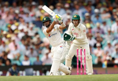 Cummins cleans up again but Pakistan recover from collapse with wagging tail frustrating Aussies